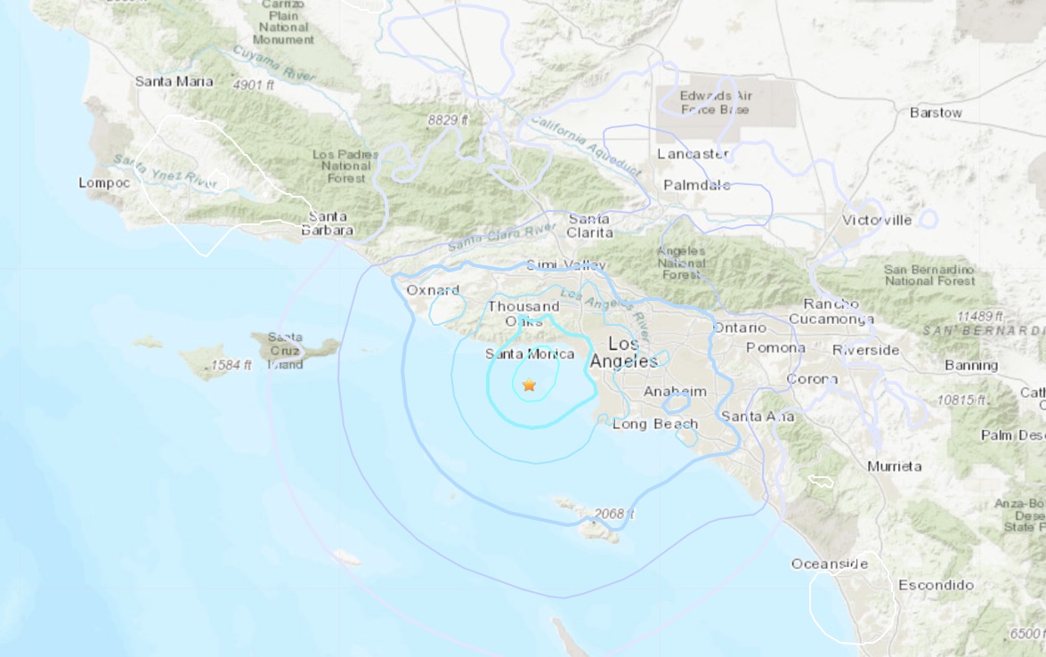 Magnitude-4.2 Earthquake Strikes Near Malibu