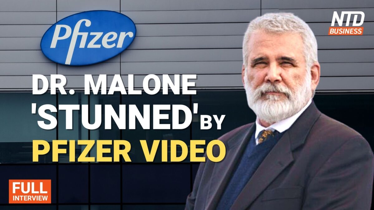 Dr. Robert Malone: Pfizer Video From Project Veritas ‘Profoundly Disturbing’