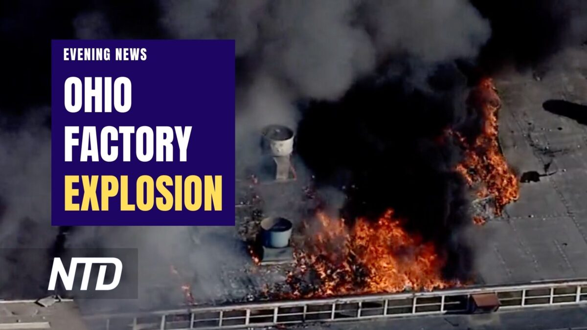 LIVE NOW: NTD Evening News (Feb. 20): Explosion Reported at Ohio Metal Factory, Multiple Injured; Biden Visits Ukraine, Announces More Aid