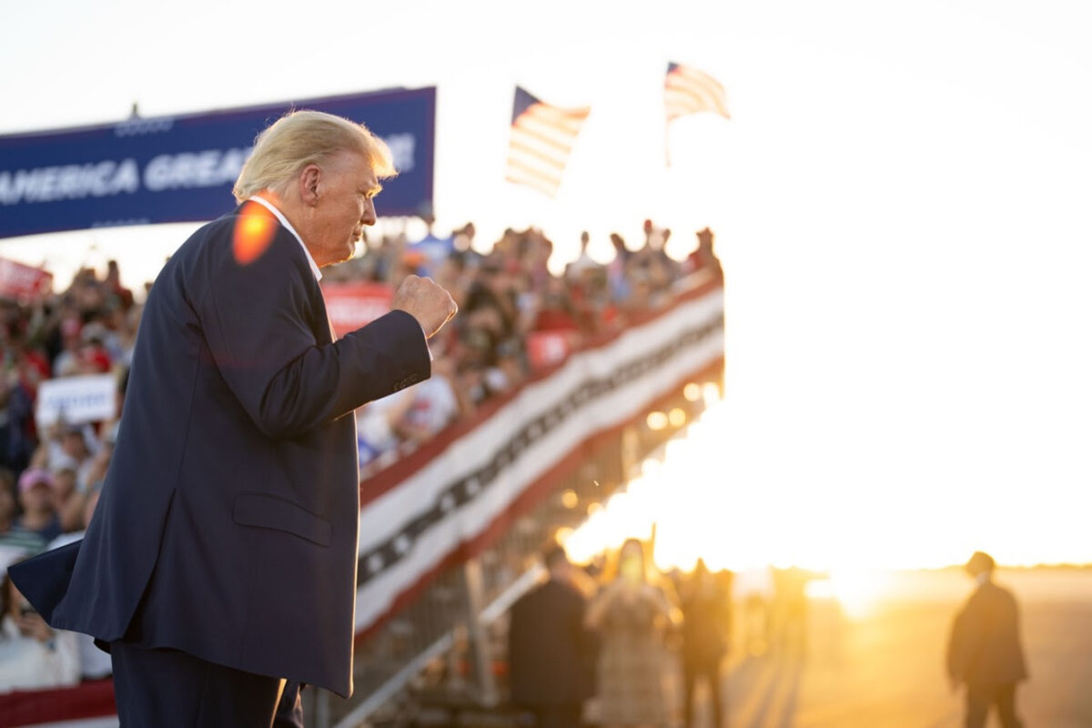 Trump More Resolute as Support Rises, Fans in Crowd of 25,000 Say