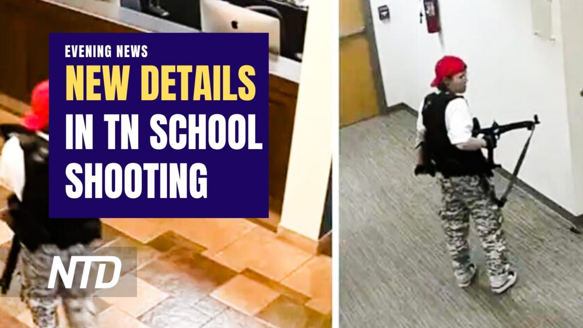 LIVE NOW: NTD Evening News (March 28): Tennessee Police Release Footage in Christian School Shooting; Sen. Hawley Calls for Hate Crime Probe