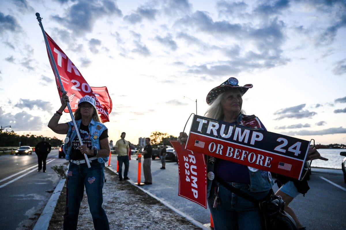 LIVE NOW: Outside Mar-a-Lago after Trump indictment