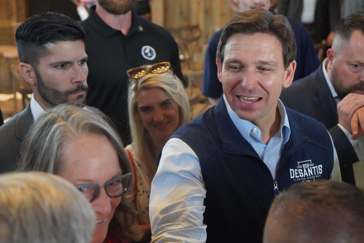 DeSantis Snaps at Reporter: ‘Are You Blind?’