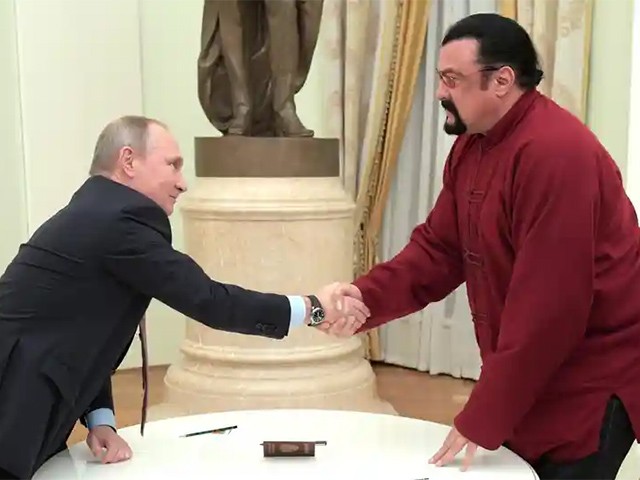 Russian Separatists Boast of Steven Seagal Visit to Ukraine