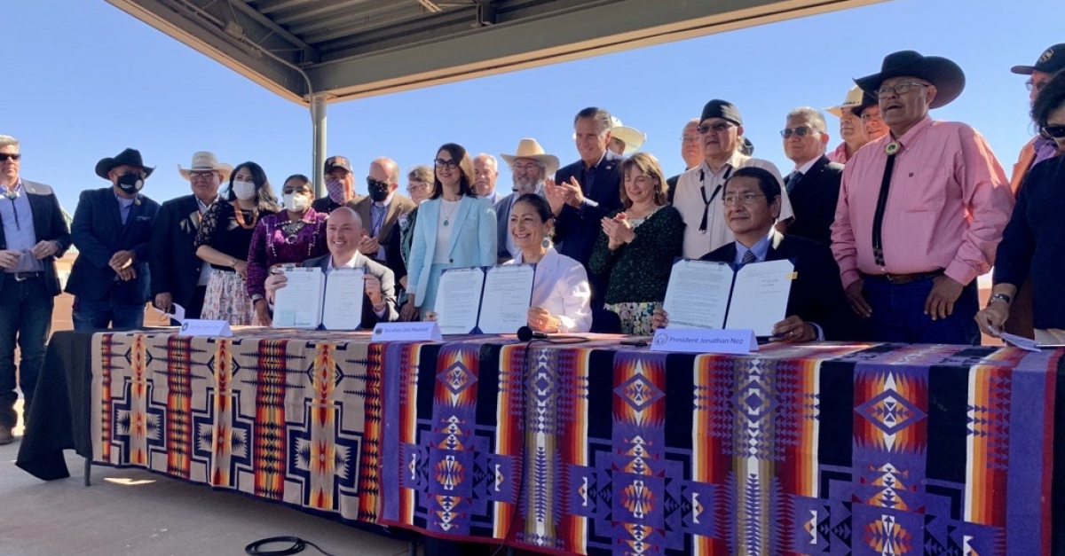 President Biden’s Bipartisan Infrastructure Law Funds Newly Executed Navajo-Utah Water Rights Settlement