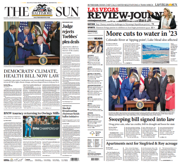 2 YEARS IN FRONT PAGES: Local Papers Show Biden Delivering Where GOP Failed